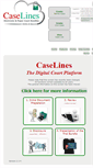 Mobile Screenshot of caselines.co.uk